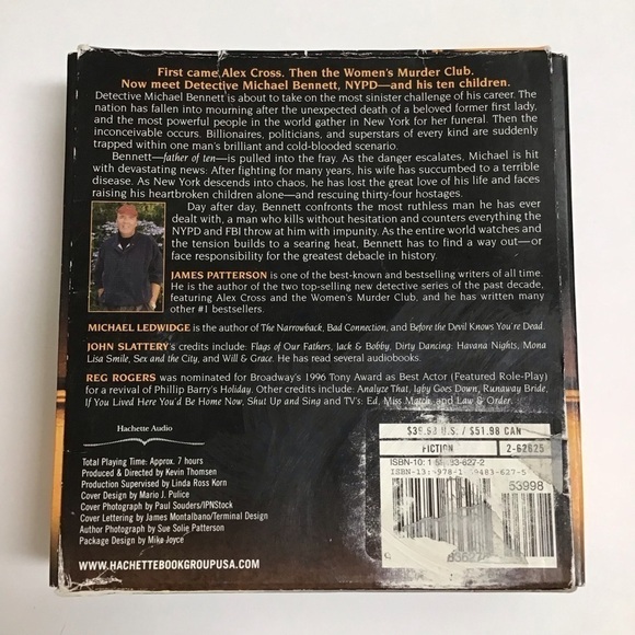 Audiobook James Patterson Michael Ledwidge Step On A Crack 2007 Unabridged Car - Picture 2 of 5